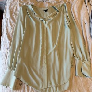 Ann Taylor Mint Green Blouse